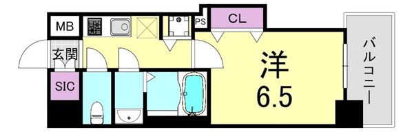 桜川駅 徒歩3分 7階の物件間取画像